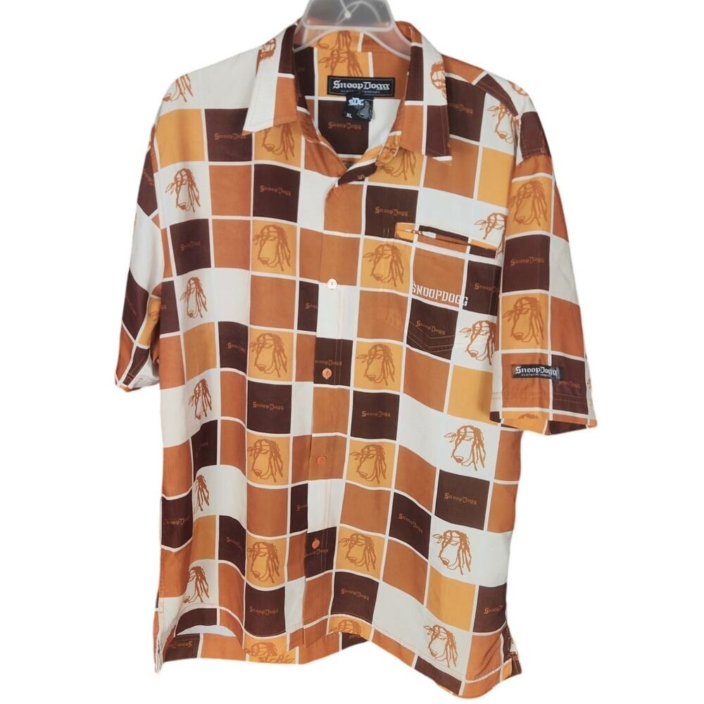 Vintage Y2K Snoop Dog Button Up men's XL